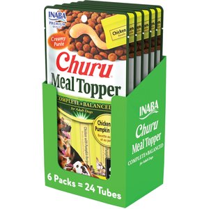 Inaba Churu Chicken with Pumpkin Recipe Dog Food Topper, 24 count