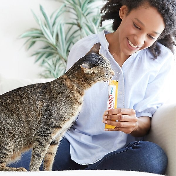 Inaba Churu for Kittens Chicken Recipe Puree Grain-Free Lickable Cat Treats