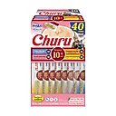 Inaba Churu for Senior 10+ Tuna & Chicken Variety Lickable Cat Treats, 0.5-oz tube, 40 count