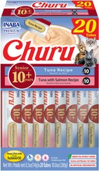 Inaba Churu for Senior 10+ Tuna Variety Lickable Cat Treats, 0.5-oz tube, 20 count