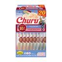 Inaba Churu for Senior 10+ Tuna Variety Lickable Cat Treats, 0.5-oz tube, 20 count