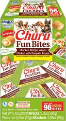 Inaba Churu Fun Bites Chicken with Pumpkin Grain-Free Soft & Chewy Dog Treats, 0.42-oz, pack of 8