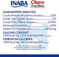 Inaba Churu Fun Bites Chicken with Pumpkin Grain-Free Soft & Chewy Dog Treats, 0.42-oz, pack of 8 slide 2 of 8