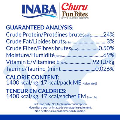 Show full view: Inaba Churu Fun Bites Tuna Grain-Free Soft & Chewy Cat Treats, 0.42-oz, 3 count slide 8 of 10