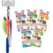 Show in main carousel: Inaba Churu Grain-Free Chicken, Tuna, Scallop Puree Variety Pack Lickable Cat Treat, 0.5-oz tube, pack of 20 + Pet Fit for Life 5 Piece Squiggly Worm Wand Cat Toy slide 1 of 9