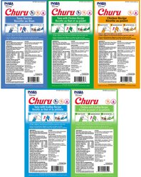 Inaba Churu Grain-Free Chicken, Tuna, Scallop Puree Variety Pack Lickable Cat Treat, 0.5-oz tube, pack of 20 slide 2 of 8