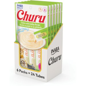 INABA Churu Chicken Puree Variety Pack Grain-Free Lickable