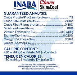 Inaba Churu Grain-Free Skin & Coat Chicken Recipe Lickable Cat Treat, 24 count slide 2 of 7