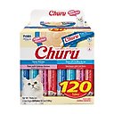 Inaba Churu Grain-Free Tuna Variety Lickable Cat Treat, 0.5-oz tube, 120 count