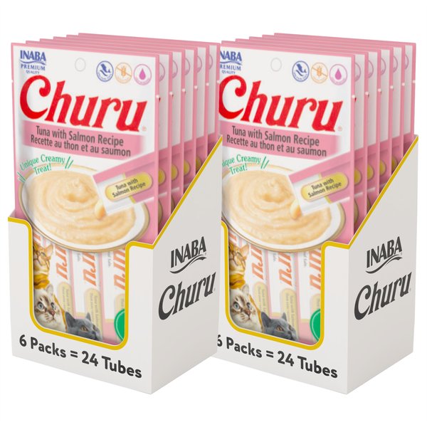 Inaba Churu Tuna with Salmon Puree Recipe Cat Treat Inaba Churu Tuna with Salmon Puree Recipe Cat Treat
