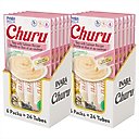 Inaba Churu Grain-Free Tuna with Salmon Puree Lickable Cat Treat, 0.5-oz tube, pack of 48