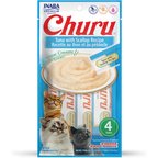 Inaba Churu Grain-Free Tuna with Scallop Puree Lickable Cat Treat, 0.5-oz tube, pack of 4