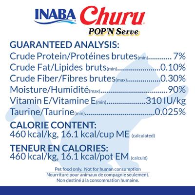 Show full view: Inaba Churu Pop'n Serve Tuna & Chicken Variety Grain-Free Lickable Cat Treats, 1.2-oz cup, 20 count slide 8 of 9