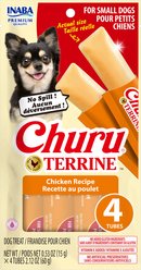 Inaba Churu Terrine Chicken Recipe Soft Dog Treat, 4 count, Small