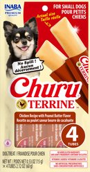 Inaba Churu Terrine Chicken Recipe with Peanut Butter Soft Dog Treat, 4 count, Small slide 1 of 8