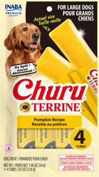 Inaba Churu Terrine Pumpkin Soft Dog Treat, 4 count, Large