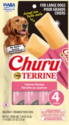 Inaba Churu Terrine Salmon Soft Dog Treat, 4 count, Large