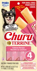 Inaba Churu Terrine Salmon Soft Dog Treat, 4 count, Small