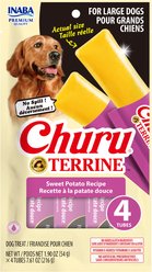 Inaba Churu Terrine Sweet Potato Soft Dog Treat, 4 count, Large