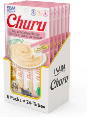 Show full view: Inaba Churu Tuna Puree + Tuna with Salmon Lickable Cat Treats slide 6 of 10