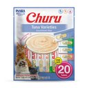 Inaba Churu Tuna Puree Variety Pack Grain-Free Lickable Cat Treat, 0.5-oz tube, pack of 20