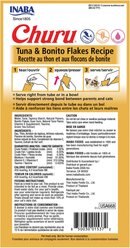 Inaba Churu Tuna with Bonito Flakes Recipe Creamy Puree Grain-Free Lickable Cat Treats, 0.5-oz tube, 4 count slide 2 of 8