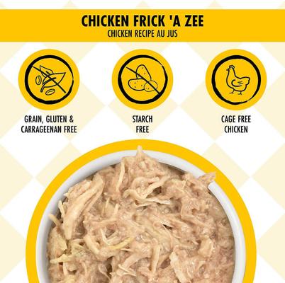 Show full view: Inaba Ciao Grain-Free Grilled Tuna Fillet Extra Tender in Tuna Flavored Broth Cat Treat, 0.52-oz pouch, pack of 6 + Weruva Cats in the Kitchen Cuties Variety Pack Grain-Free Canned Cat Food, 3.2-oz, case of 12 slide 6 of 8