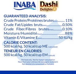 Inaba Dashi Delight Tuna Flavored Variety Pack Bits in Broth Cat Food Topping, 2.5-oz cup, case of 12 slide 2 of 9