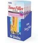 Inaba Extra Tender Grilled Tuna Fillet in Tuna Broth Grain-Free Cat Treats, .52oz pouch, 6ct