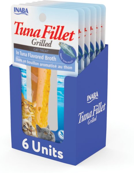 Inaba Ciao Grain Free Grilled Tuna Fillet in Tuna Broth Cat Treat