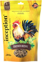 Inception Chicken Flavored Soft & Chewy Dog Treats, 4-oz bag