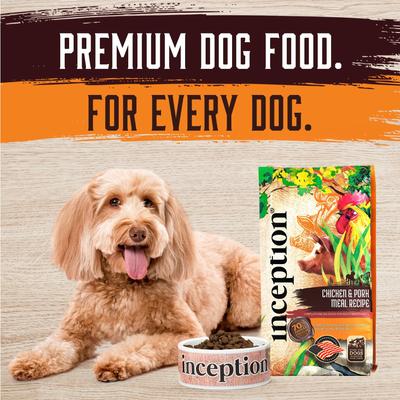 Show full view: Inception Chicken & Pork Meal Recipe Dry Dog Food, 27-lb bag slide 8 of 10