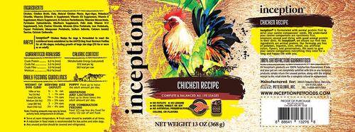 Show full view: Inception Chicken Recipe Canned Dog Food, 13-oz, case of 12 slide 4 of 10