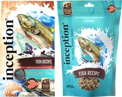 Inception Fish Recipe Dry Food, 27-lb bag + Soft & Chewy Dog Treats, 4-oz bag