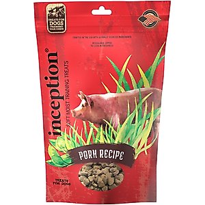 Inception Pork Flavored Soft & Chewy Dog Treats, 4-oz bag