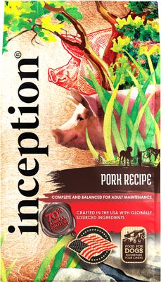Show full view: Inception Pork Recipe Dry Food, 27-lb bag + Soft & Chewy Dog Treats, 4-oz bag slide 2 of 6