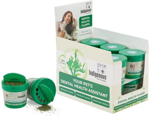 Show full view: Indigenous Pet Products Organic Sea Kelp Flakes Dental Care Dry Cat Food Topping, 2.54-oz jar slide 4 of 5