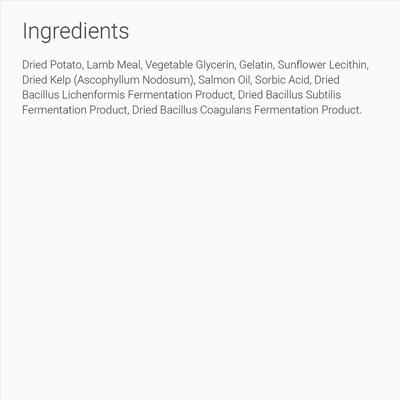 Show full view: Indigenous Pet Products Potato & Lamb Grain-Free Dental Dog Treats, 13 count slide 4 of 6