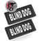 Show in main carousel: Industrial Puppy "Blind Dog" Velcro Patches for Dog Harness, Black/White, 2 count, XX-Small slide 1 of 5