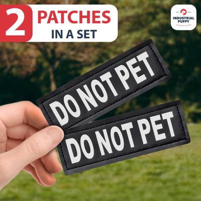 Show full view: Industrial Puppy Do Not Pet Dog Patches, Small, 2 count slide 2 of 7