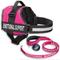 Show in main carousel: Industrial Puppy Emotional Support Animal ESA Reflective Dog Harness & Leash, Pink, Medium: 24 to 29-in chest slide 1 of 9