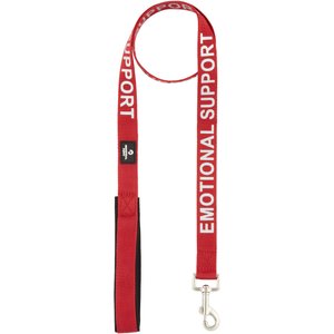 Industrial Puppy Emotional Support Animal ESA Reflective Dog Harness & Leash, Red, Large: 27 to 33.5-in chest