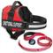 Show in main carousel: Industrial Puppy Emotional Support Animal ESA Reflective Dog Harness & Leash, Red, Small: 21 to 26-in chest slide 1 of 11