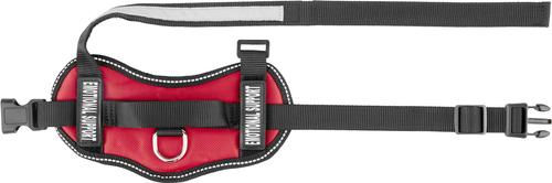 Show full view: Industrial Puppy Emotional Support Animal ESA Reflective Dog Harness & Leash, Red, X-Small: 16 to 22.5-in chest slide 7 of 11