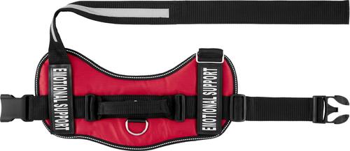 Show full view: Industrial Puppy Emotional Support Animal ESA Reflective Dog Harness, Red, Large: 27 to 33.5-in chest slide 7 of 10