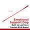 Show in main carousel: Industrial Puppy Emotional Support Dog ESA Nylon Reflective Dog Leash, Red, 4-ft long, 1-in wide slide 4 of 7