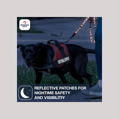 Show full view: Industrial Puppy Emotional Support Dog Patches, XX-Small, 2 count slide 7 of 9