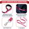 Show in main carousel: Industrial Puppy Nylon Reflective Service Dog Leash, Pink, 4-ft long, 1-in wide slide 2 of 6