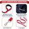 Show in main carousel: Industrial Puppy Nylon Reflective Service Dog Leash, Red, 4-ft long, 1-in wide slide 2 of 6