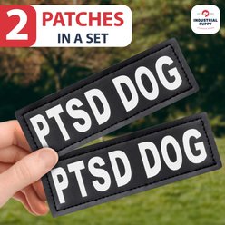 Industrial Puppy PTSD Dog Harness Patches, 2 count, Large slide 2 of 6